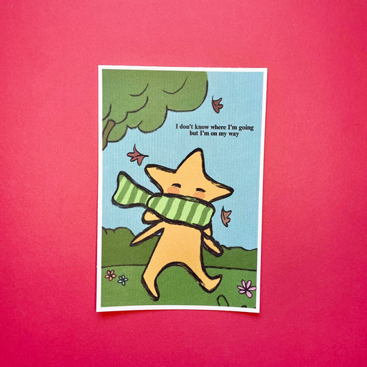 A stars journey print