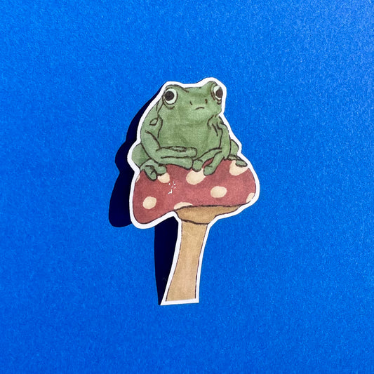Frog sticker