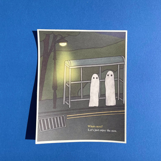 Lonely ghosts print