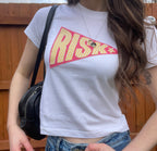 Risk baby tee