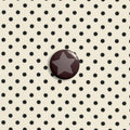 Burgundy star small badge