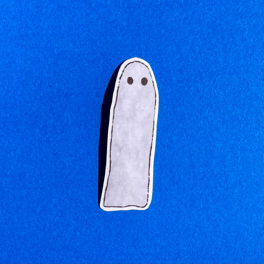 Lonely ghost sticker