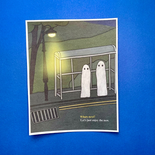 Lonely ghosts print