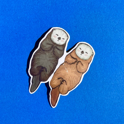 Otters sticker