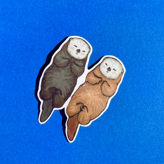Otters sticker