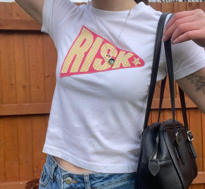 Risk baby tee