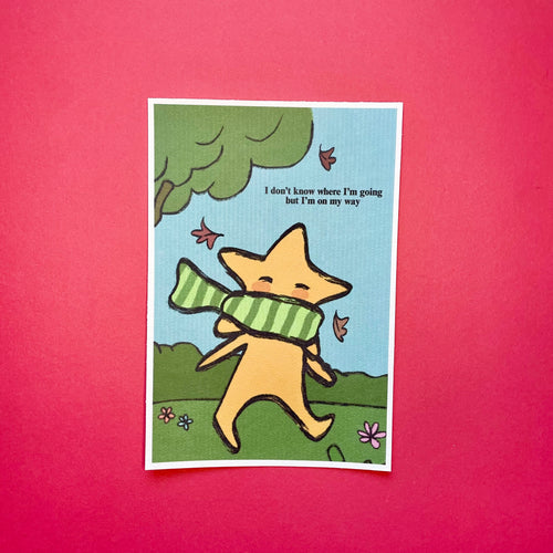 A stars journey print