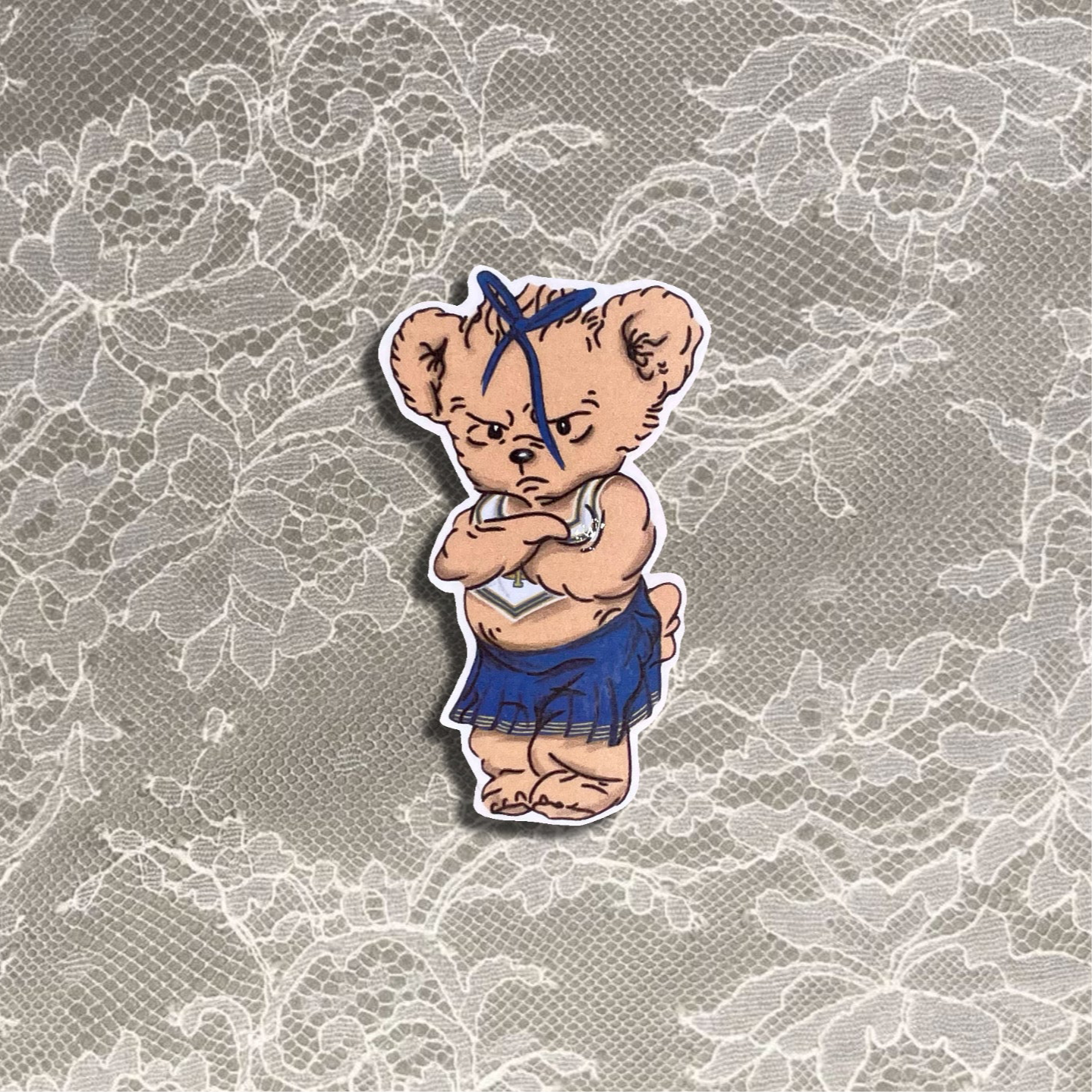 Shake it off bear sticker