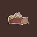 Little mouse house sticker