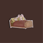Little mouse house sticker