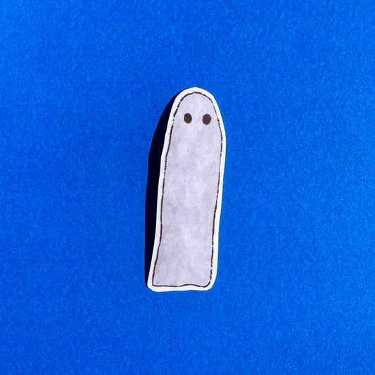 Lonely ghost sticker