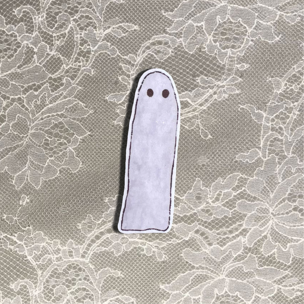 Lonely ghost sticker