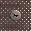 Horse medium badge