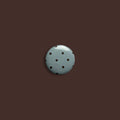 Blue polka dot small badge