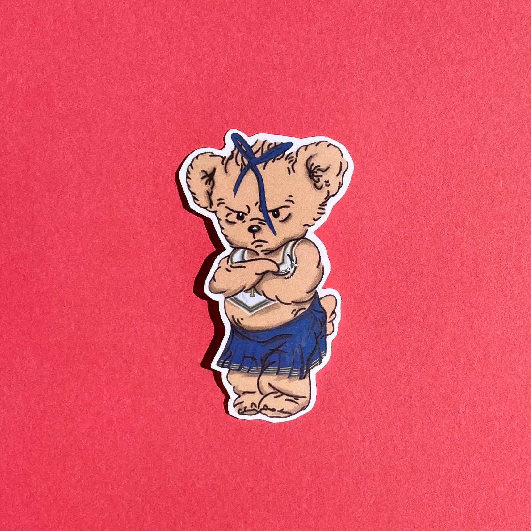 Shake it off bear sticker