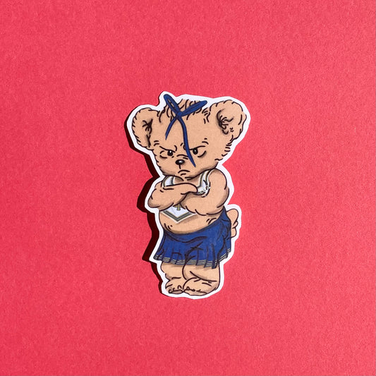 Shake it off bear sticker