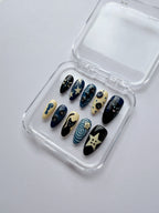 Coraline almond nails
