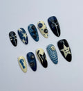 Coraline almond nails